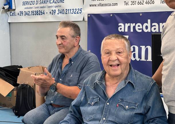 A Laveno le Olimpiadi della terza età, ospite a sorpresa Renato Pozzetto