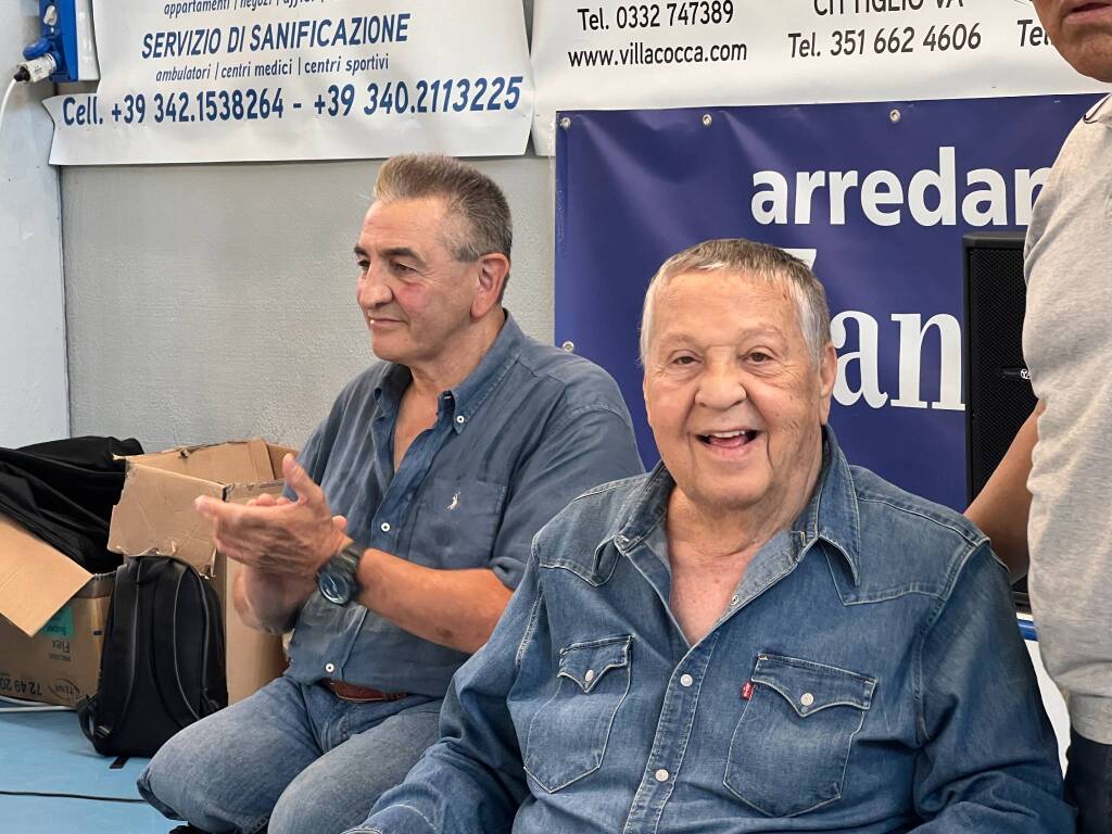 Le Olimpiadi della terza età di Laveno con ospite Renato Pozzetto 