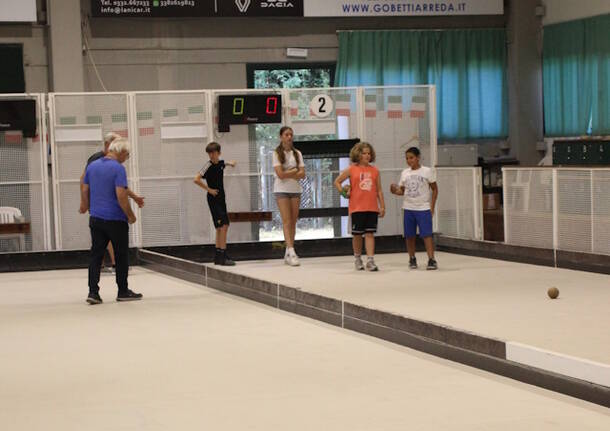 Il laboratorio di bocce a Brezzo di Bedero