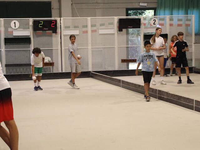 Il laboratorio di bocce a Brezzo di Bedero