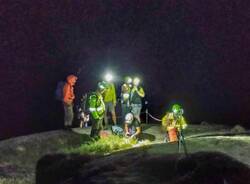 Il salvataggio degli escursionisti sulle montagne della Vco