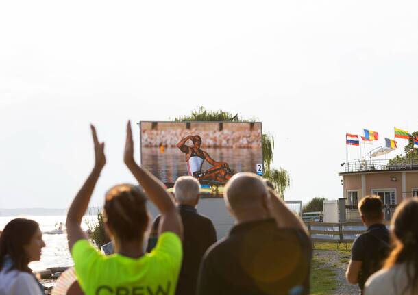 La cerimonia di apertura della World Rowing Cup a Gavirate