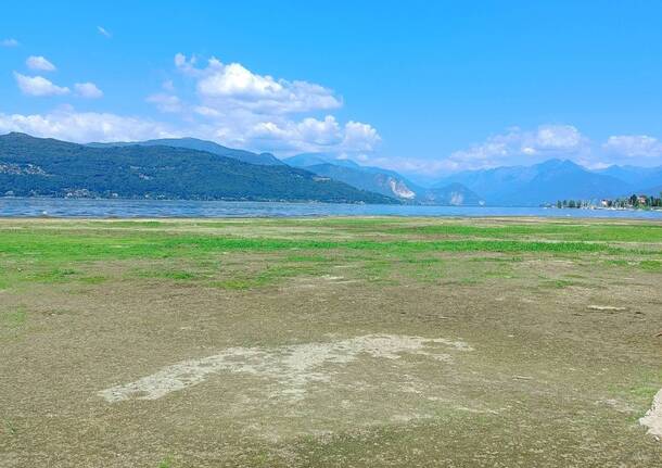 siccità lago maggiore monvalle
