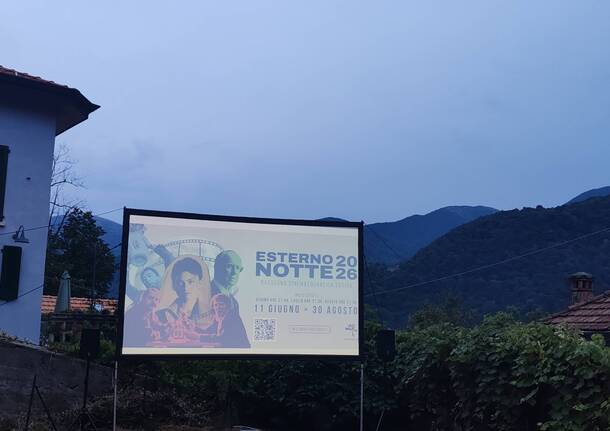 Il bello del cinema all’aperto fra i monti