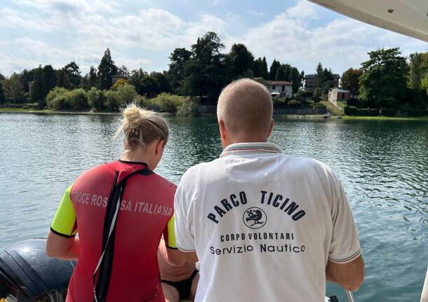 salvataggio nel ticino servizio nautico volontari parco