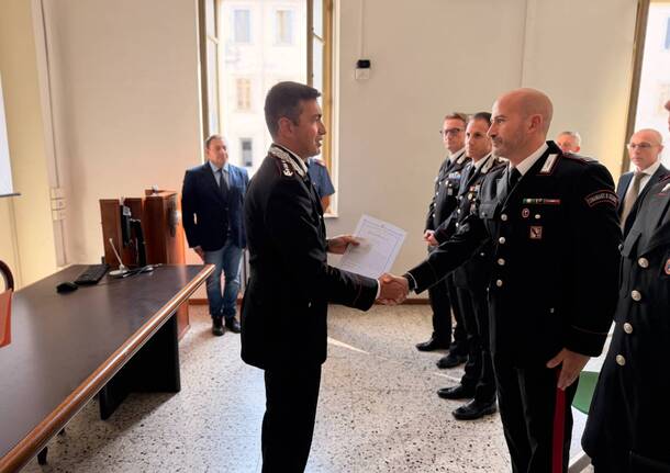 Carabinieri di Novara encomi 