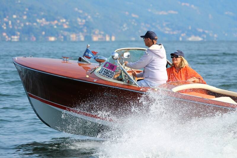 Motoscafi storici sul lago Maggiore