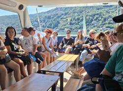 Ospiti e operatori dei centri per persone con disabilità di Galliate e Recetto in gita sul Lago Maggiore
