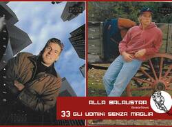 alla balaustra uomini senza maglia
