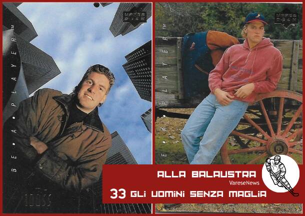 alla balaustra uomini senza maglia